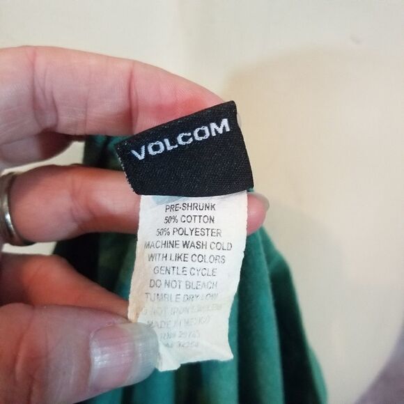 Volcom Green Logo T-shirt Size Large - Picture 5 of 5